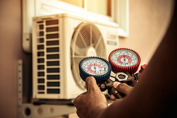 Professional Hvac Maintenance technician working in East Quogue, NY